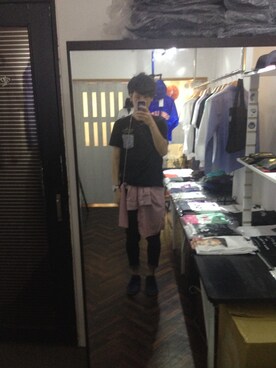 「THE TEST（ザ テスト）のアイテム（パンツ）」を使った、taaaさん（メンズ・181cm）の夏コーディネート