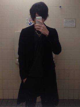 「ato（アトウ）のアイテム（その他アウター）」を使った、親の脛かじりさん（メンズ・176cm）の冬コーディネート