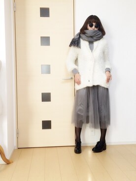 「AMERI」｜「アイテム（その他シューズ）」を使った、norisandesukaさん（レディース・166cm）の冬コーディネート