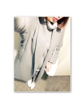 「EMODA」｜「アイテム（スラックス）」を使った、norisandesukaさん（レディース・166cm）の冬コーディネート