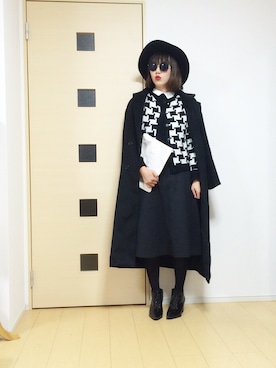 「EMODA」｜「アイテム（ブーティ）」を使った、norisandesukaさん（レディース・166cm）の冬コーディネート