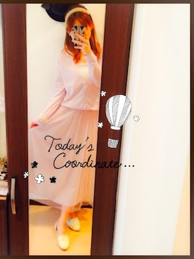 「激安コーデ」｜「アイテム（アクセサリー）」を使った、lilyさん（レディース・168cm）の春コーディネート
