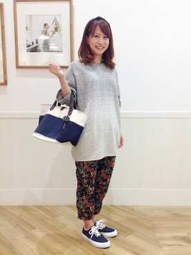 「SHIPS Days（シップスデイズ）のアイテム（チュニック）」を使った、清水さん（レディース・154cm）の夏コーディネート