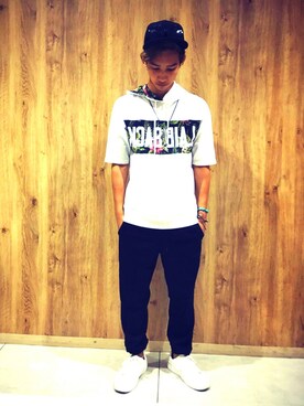 杉岡 玲弥【れいぽん】さん（メンズ・173cm）の夏コーディネート