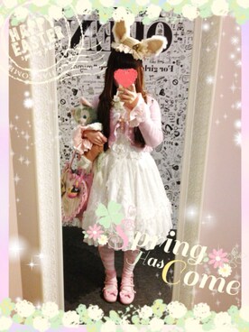 ベイビーザスターズシャインブライト ボレロ ピンク カーディガン BABY,THE STARS SHINE BRIGHTのカーディガン/ボレロ（ピンク系
