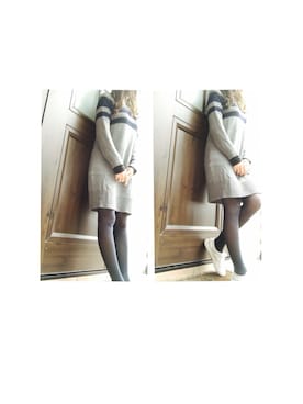 「HELIOPOLE（エリオポール）のアイテム（ワンピース/ドレス）」を使った、Tommyさん（レディース・155cm）の秋コーディネート