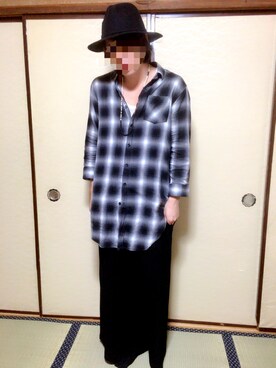 「JUNMEN（ジュンメン）のアイテム（帽子）」を使った、SANさん（メンズ・172cm）の秋コーディネート