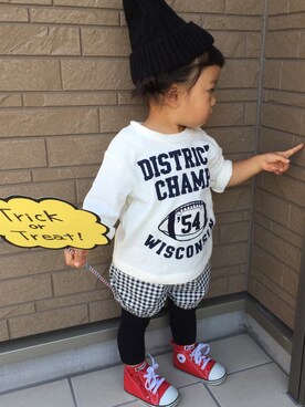 yuichanさん（キッズ・80cm）の秋コーディネート