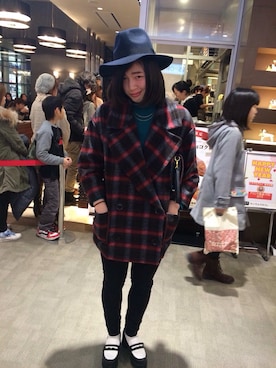 「one way（ワンウェイ）のアイテム（その他シューズ）」を使った、natsuk!さん（レディース・162cm）の冬コーディネート