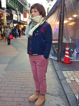 nariさん（レディース・164cm）の冬コーディネート