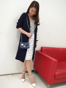 「M.deux（エムドゥ）のアイテム（その他アウター）」を使った、mami♡⃛¨̮さん（レディース・157cm）の冬コーディネート