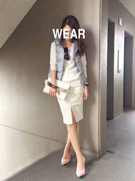 mami♡⃛¨̮さん（レディース・157cm）の春コーディネート