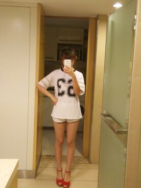 大茗茗さん（レディース・170cm）の春コーディネート