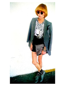 「TOPMAN（トップマン）のアイテム（その他シューズ）」を使った、wuiwonさん（メンズ・170cm）の夏コーディネート