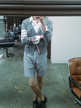 「THOMBROWN」｜hair stylist KENTAさん（メンズ・176cm）の夏コーディネート