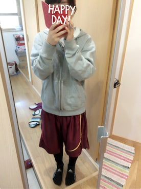 「アイテム（パーカー）」を使った、nothingさん（レディース・160cm・10代）の秋コーディネート