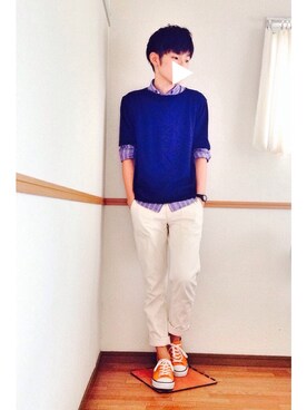 半袖ニット のメンズ人気ファッションコーディネート Wear