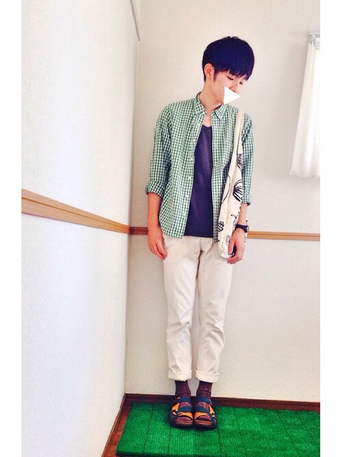 Zigg 無印良品のシャツ ブラウスを使ったコーディネート Wear