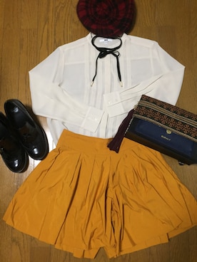 「KIRALY（キラリー）のアイテム」を使った、amiee flowerさん（レディース・163cm）の秋コーディネート