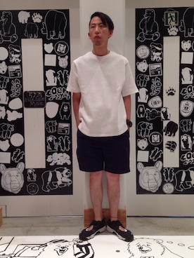 「グルカショーツ」｜テンチョウ関根さん（メンズ・173cm）の夏コーディネート