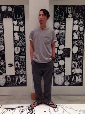 テンチョウ関根さん(メンズ・173cm)の夏コーディネート