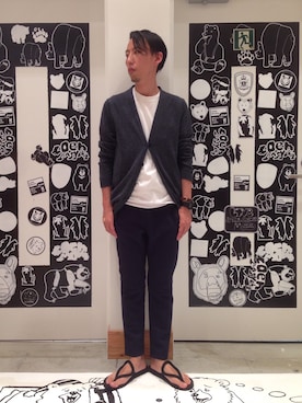 テンチョウ関根さん（メンズ・173cm）の夏コーディネート