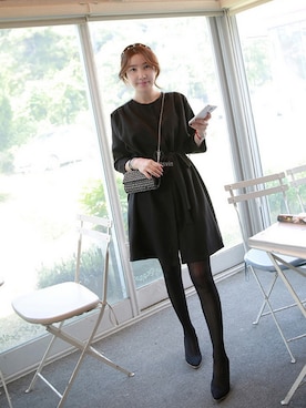 「コーディネート」｜「アイテム（トレンチコート）」を使った、Miamasvinさん（レディース・161cm）の冬コーディネート