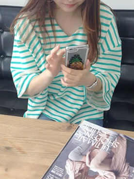 「アイテム（その他小物）」を使った、Miamasvinさん（レディース・161cm）の春コーディネート