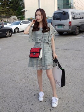 「夏アイテム」｜Miamasvinさん（レディース・161cm）の春コーディネート