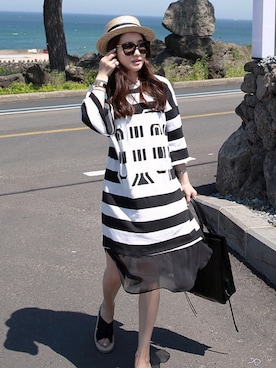 「夏アイテム」｜Miamasvinさん（レディース・161cm）の春コーディネート