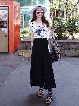 「夏アイテム」｜Miamasvinさん（レディース・161cm）の夏コーディネート