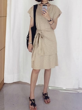 「ナチュラルスタイル」｜Miamasvinさん（レディース・161cm）の夏コーディネート