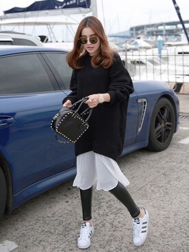 「 サングラス」｜Miamasvinさん（レディース・161cm）の秋コーディネート