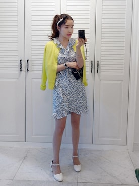 「アイテム（その他、シルバー系）」を使った、Miamasvinさん（レディース・161cm）の春コーディネート