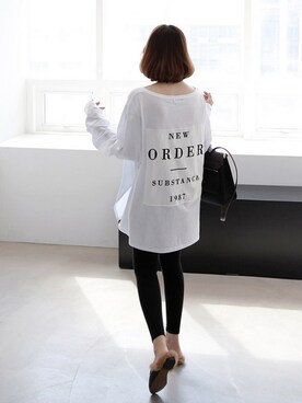 「アイテム（その他、シルバー系）」を使った、Miamasvinさん（レディース・161cm）の秋コーディネート