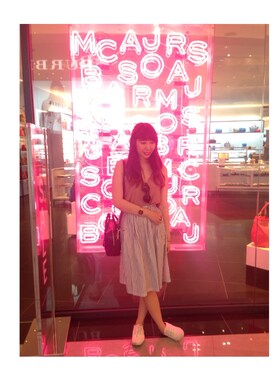 saito akinaさん（レディース・164cm）の夏コーディネート