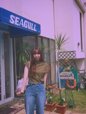 saito akinaさん（レディース・164cm）の夏コーディネート