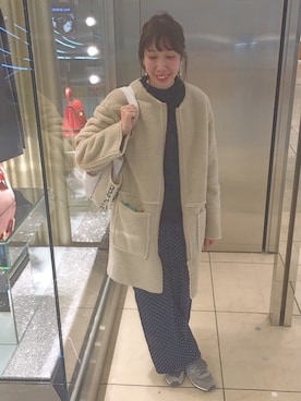 saito akinaさん(レディース・164cm)の冬コーディネート