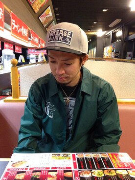 「アイテム（ナイロンジャケット）」を使った、CFCREWさん（メンズ・180cm・30代）の秋コーディネート