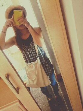 「BEAMS（ビームス）のアイテム（キャミソール）」を使った、nicoさん（レディース・150cm）の夏コーディネート