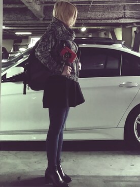 茶みこさん（レディース・165cm）の冬コーディネート