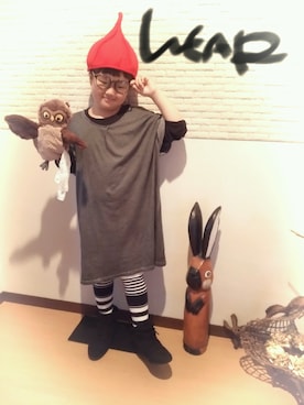 「運動会」｜「アイテム（雑貨/ホビー）」を使った、rikumihiさん（キッズ・126cm）の秋コーディネート