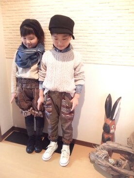 rikumihiさん(キッズ・126cm)の冬コーディネート