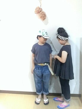 rikumihiさん（キッズ・126cm）の夏コーディネート
