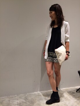「BLISS POINT Womens（ブリスポイント ウイメンズ）のアイテム（ジャケット/アウター）」を使った、mi0808さん（レディース・163cm）の夏コーディネート