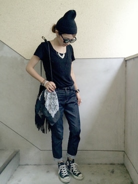 mi0808さん（レディース・163cm）の夏コーディネート