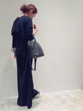 「MICOAMERI（ミコアメリ）のアイテム」を使った、mi0808さん（レディース・163cm）の秋コーディネート