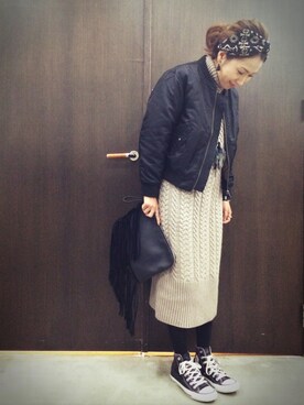 mi0808さん（レディース・163cm）の冬コーディネート