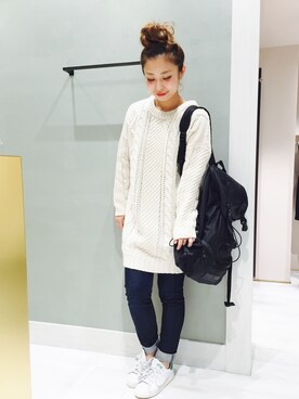 MIYAMAEさん（レディース・156cm）の秋コーディネート