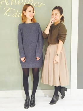 MIYAMAEさん(レディース・156cm)の秋コーディネート